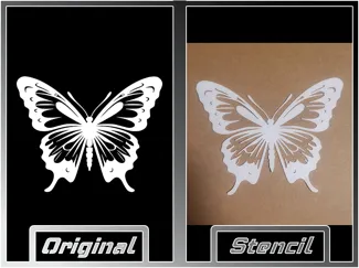 Butterfly Stencil 2