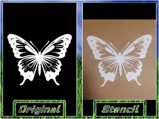 Butterfly Stencil 2