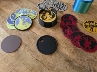 Click-Swap Modular Coaster System | base