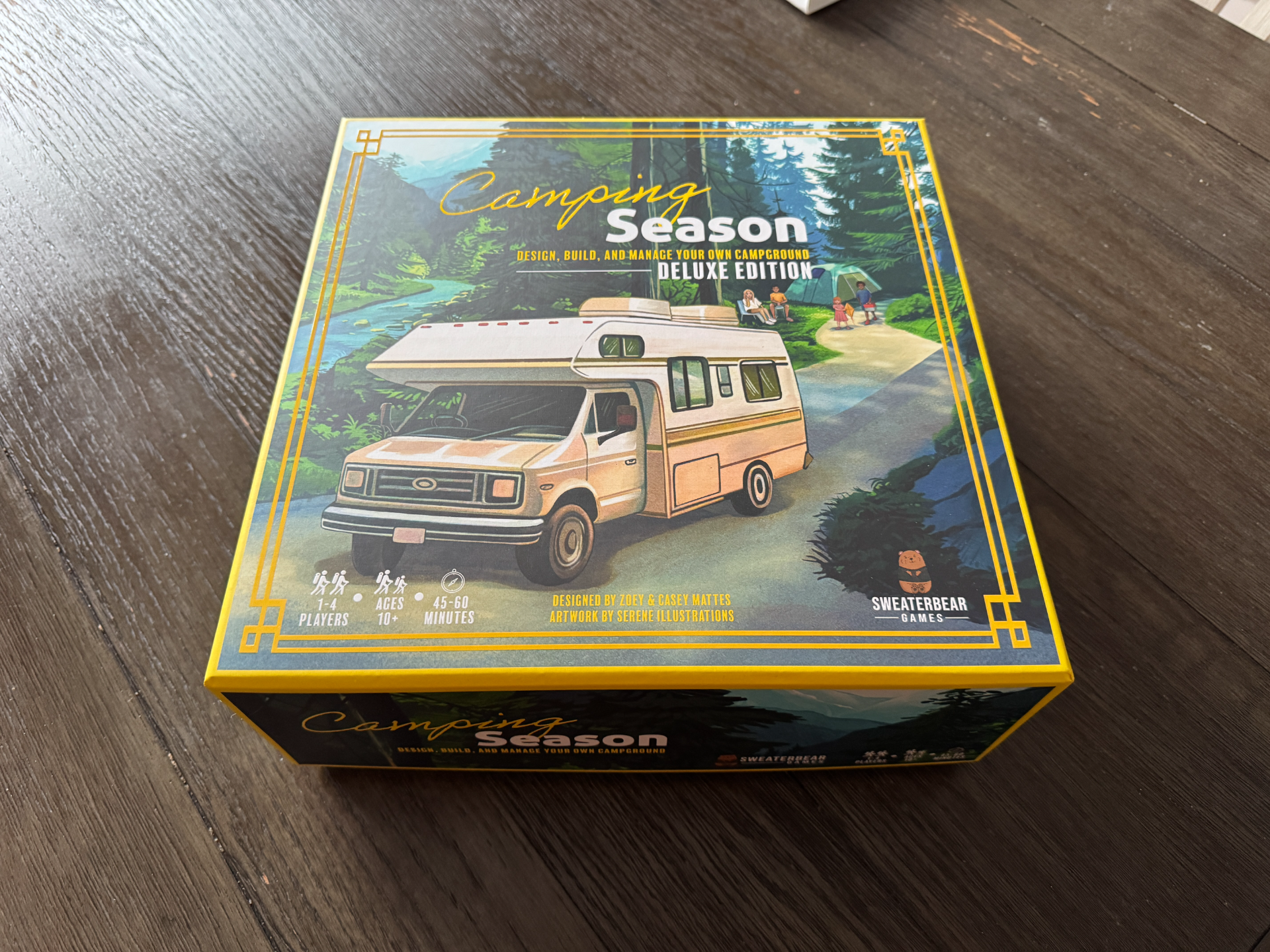 Camping Season Board Game Organizer