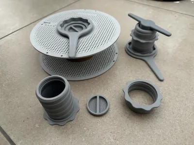Desiccant spool tumbler for Bambu Lab spool-Tools