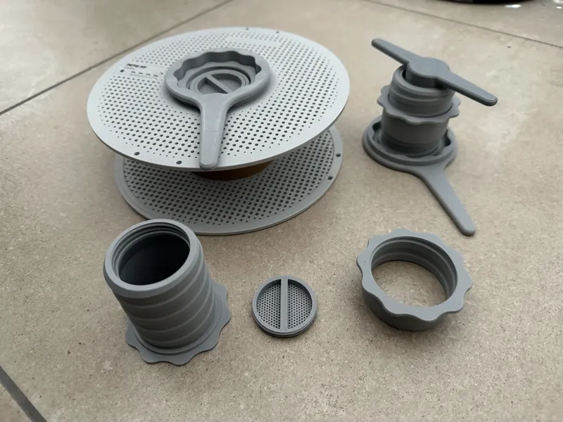 Desiccant spool tumbler for Bambu Lab spool-Tools