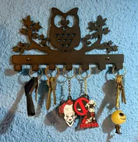 Porte-clés mural hibou — photo 3