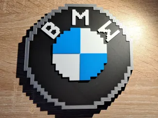 BMW Logo Pixelart (magnetisch)