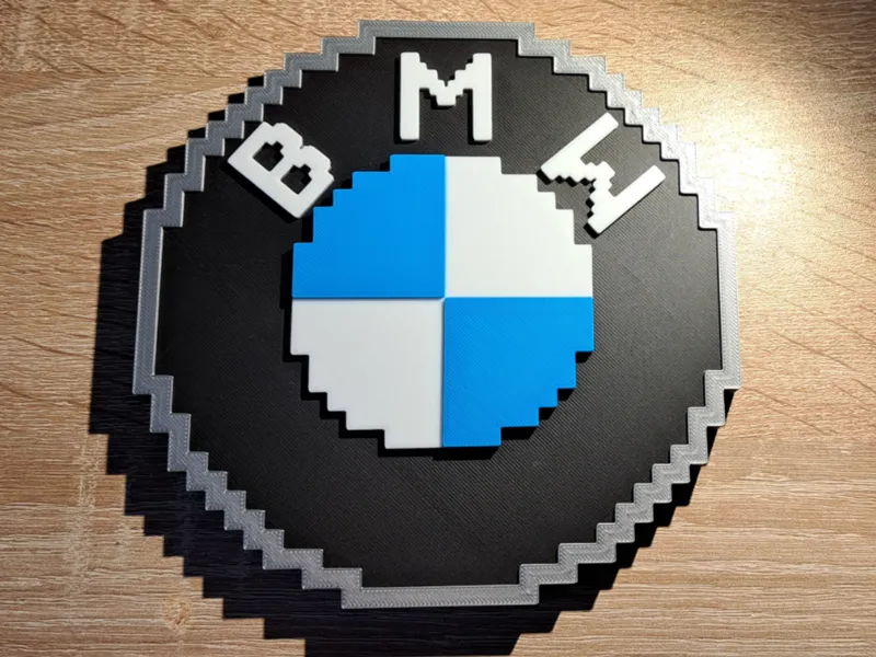 BMW Logo Pixelart (magnetisch)