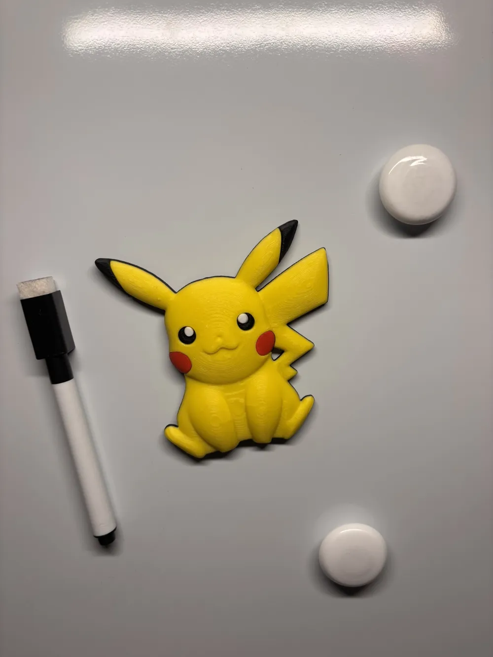 Setting Up Model Building Workplace FridgeDex-Pikachu Pokemon - Free 3D Print Model - MakerWorld