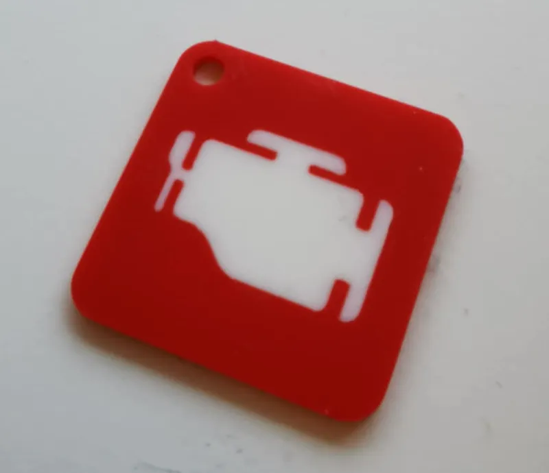 Engine keychain