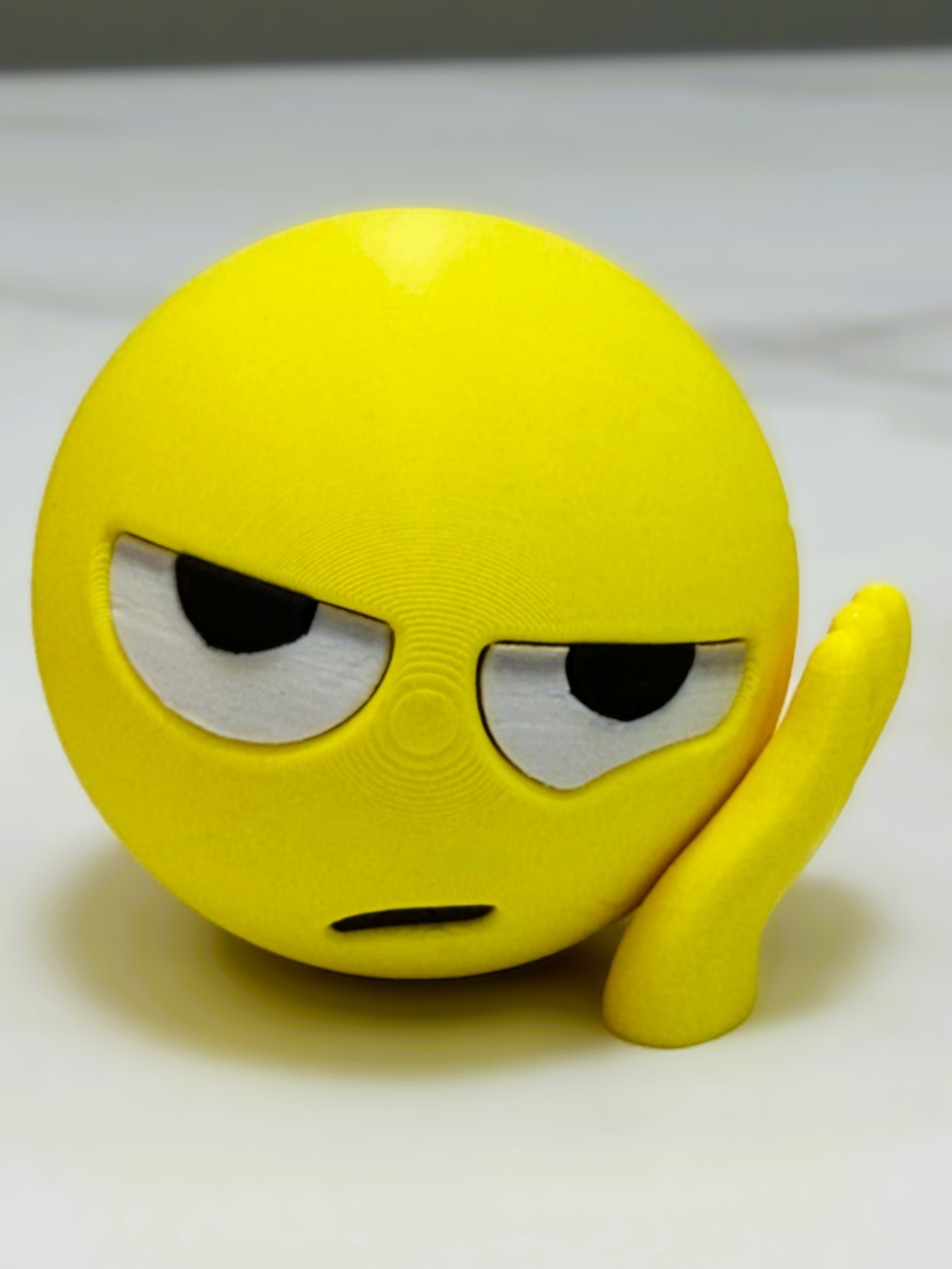 Miniatura 1 do modelo 3D emoji表情第二弹（无聊+白眼）