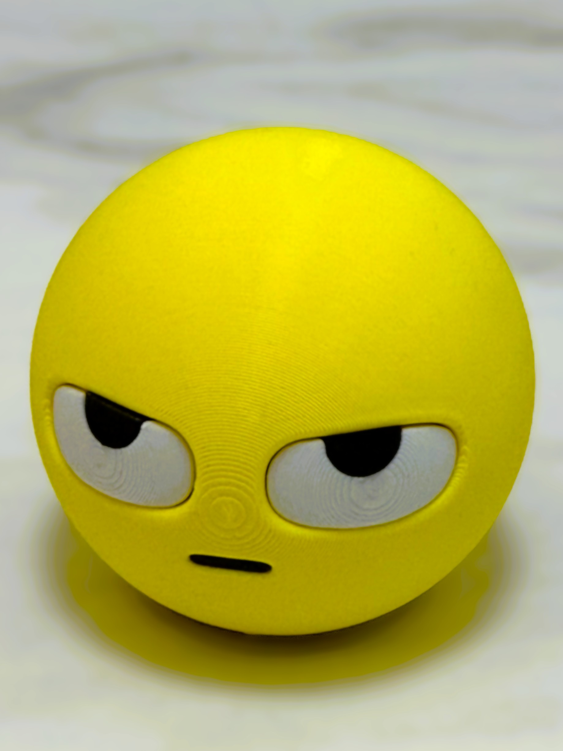 Miniatura 2 do modelo 3D emoji表情第二弹（无聊+白眼）
