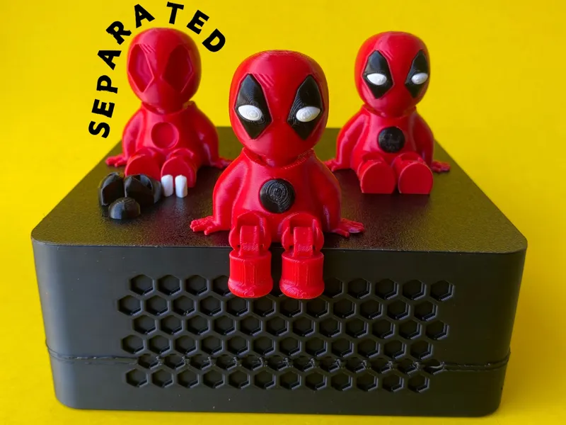 Articulated Baby Deadpool, Flexi Separated Parts