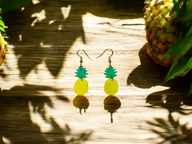 Pineapple earrings