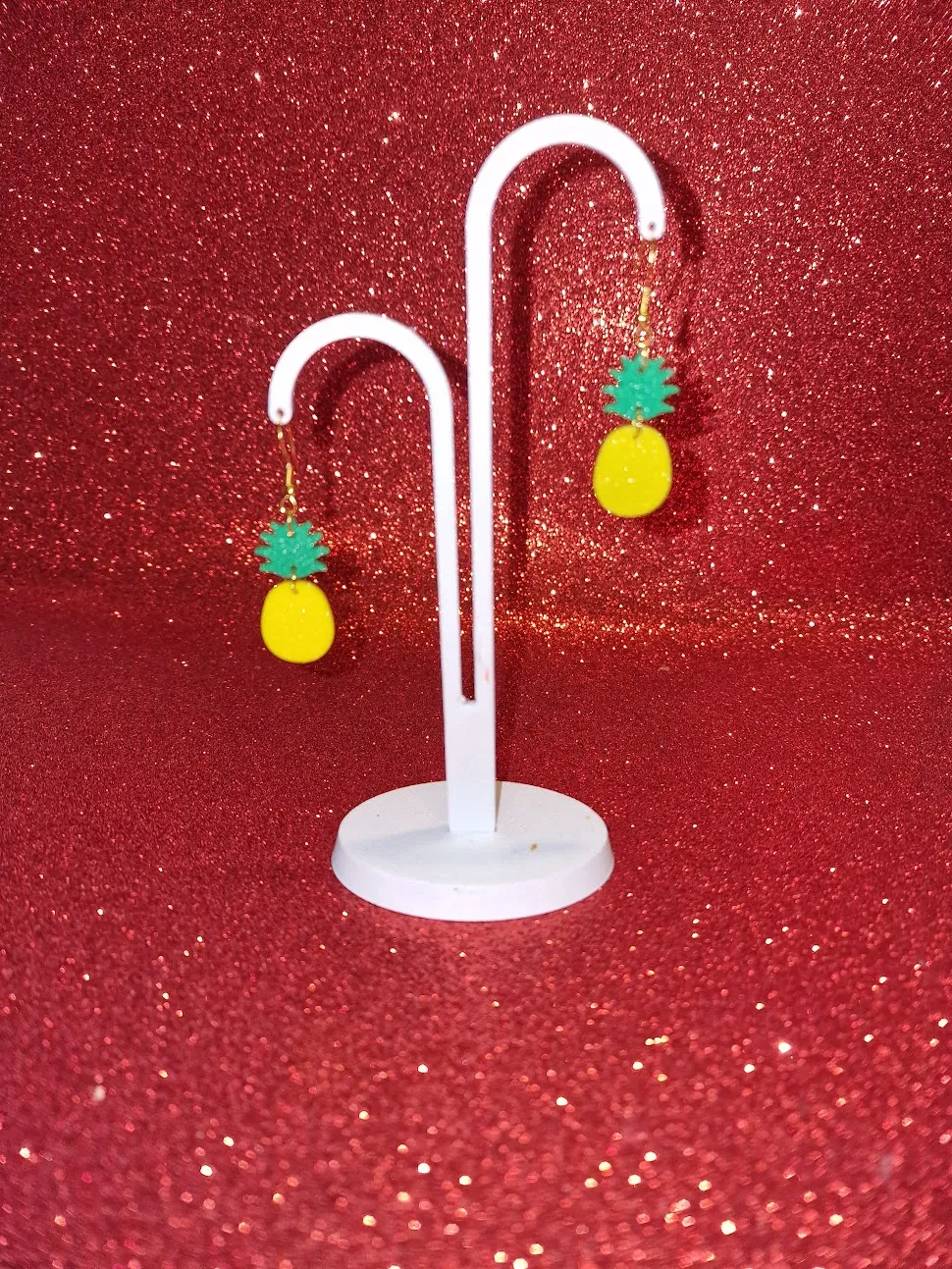 Pineapple earrings view 3