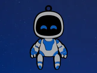 Astrobot 2D Earring