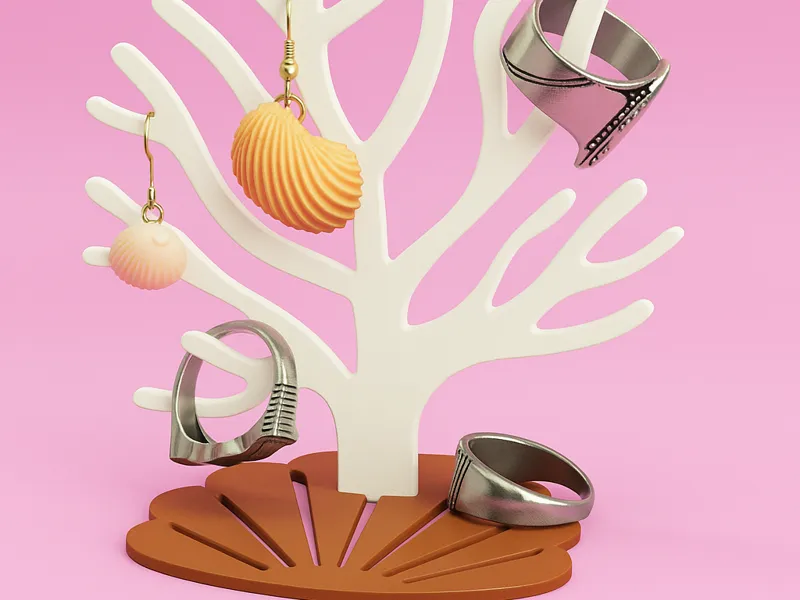 coral jewerly