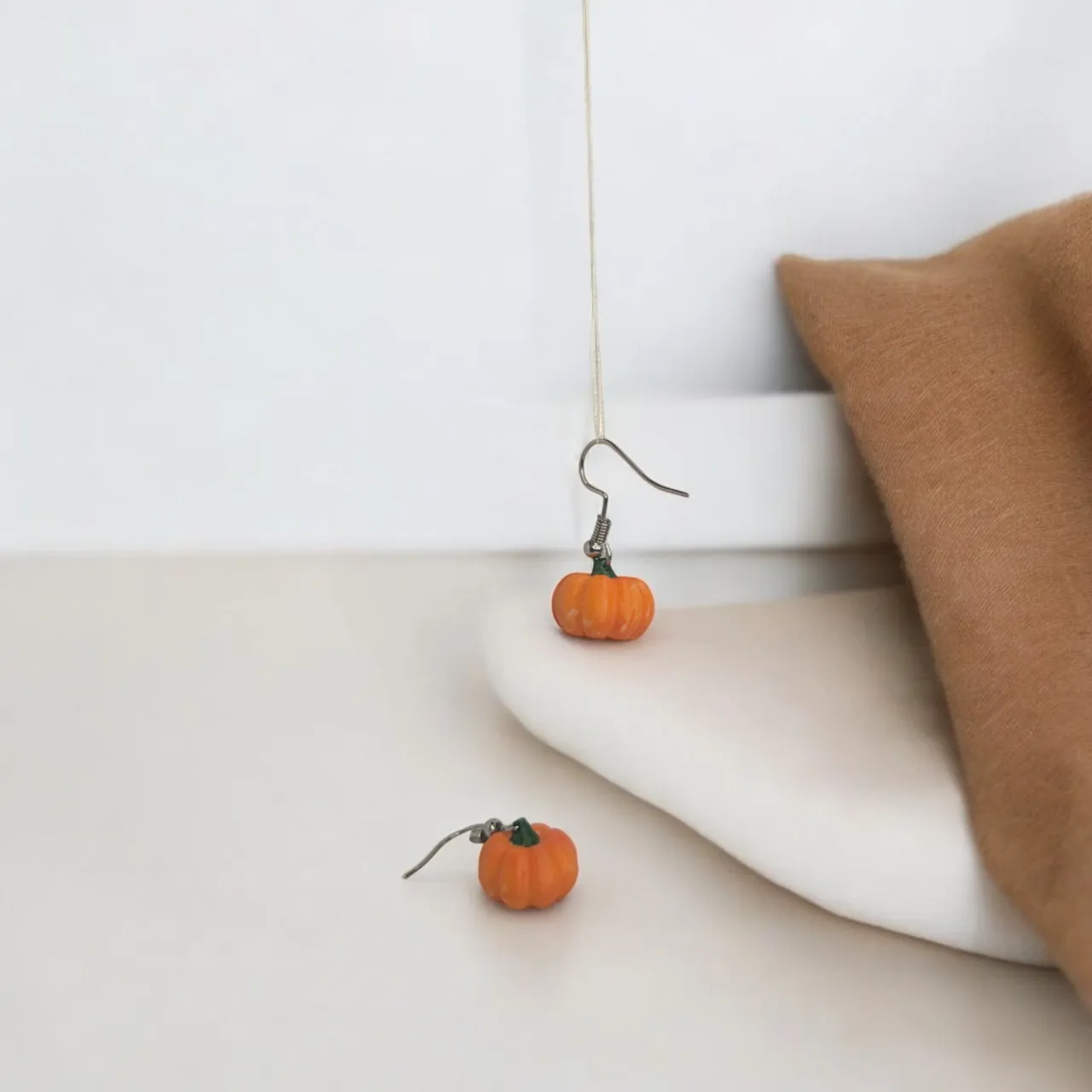 Halloween Pumpkin Earrings view 4