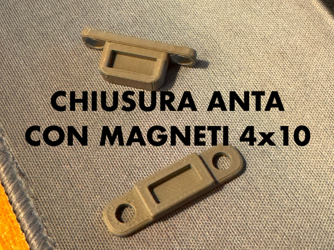 chusura anta magnetico per magneti 4x10xh2 mm - 2g