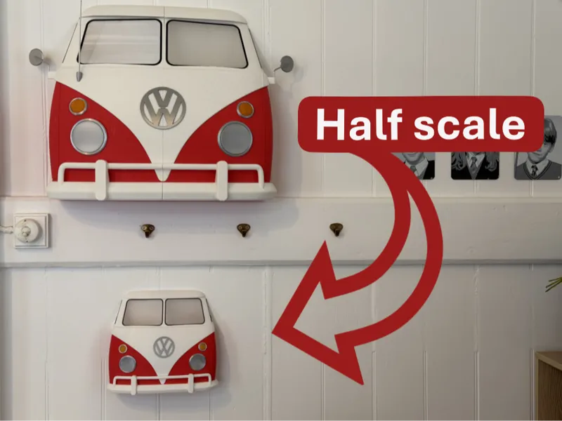 1963 Volkswagen Kombi front- end - HALF SCALE