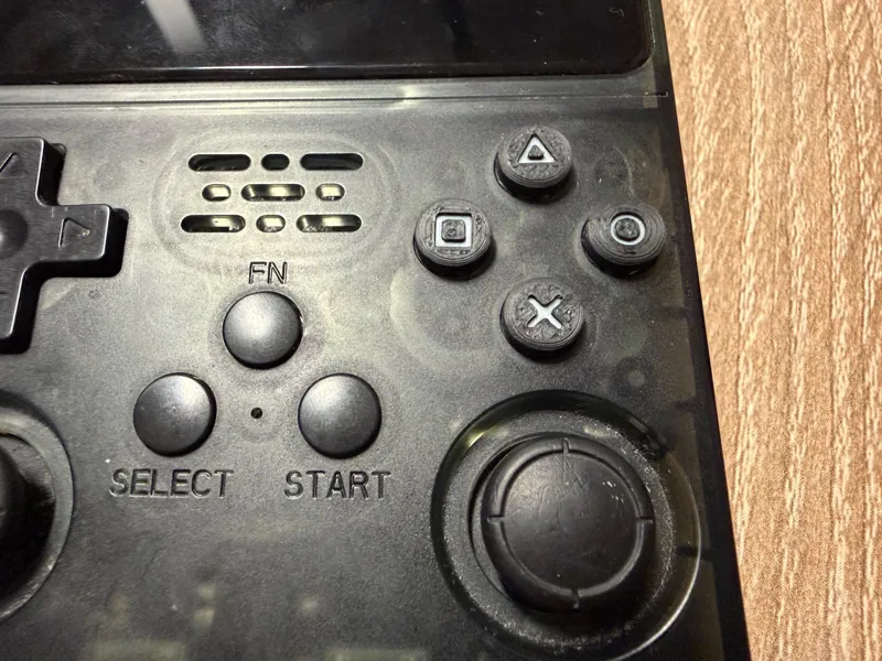 R36S PlayStation buttons