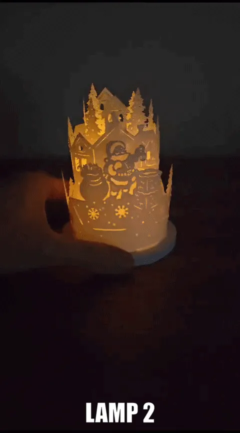 Lanterne lumineuse de Noël et Nouvel An