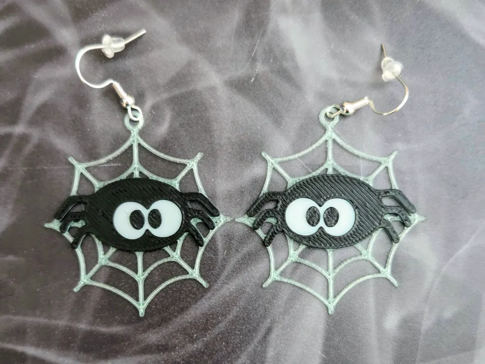 Pendientes: Spider Earrings. Referencia del modelo original.