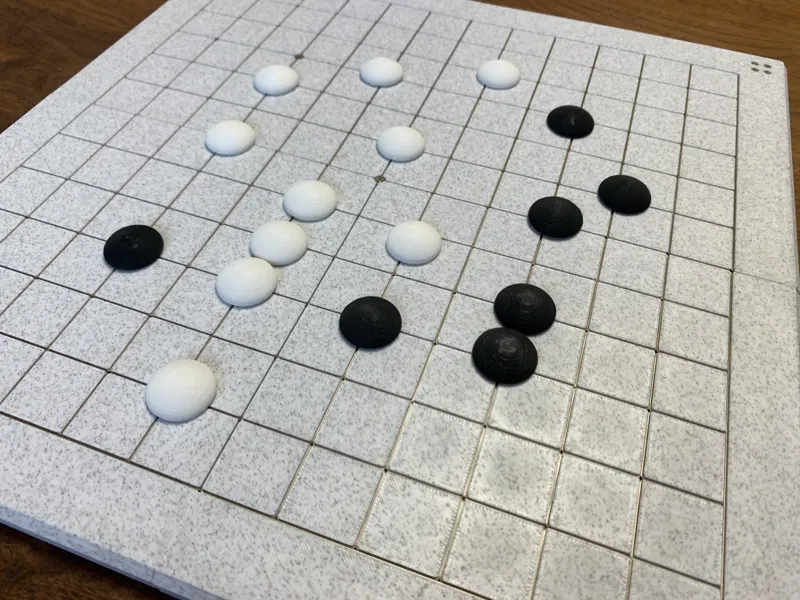 13路围棋棋盘，棋盘格大小23*23mm（Go board 13*13）