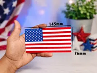 Plaque drapeau américain miniature — photo 2