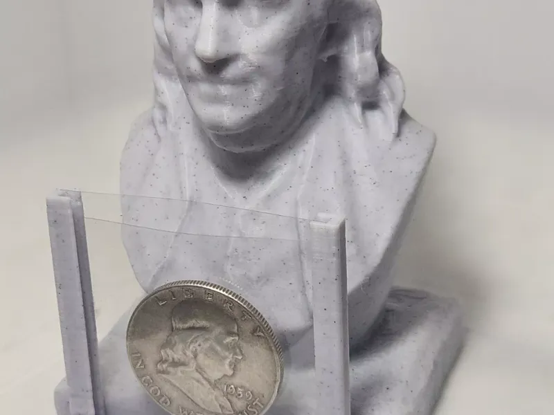 Franklin Bust Flip Display