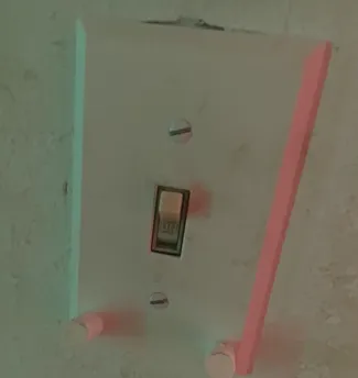 key hanger on light switch