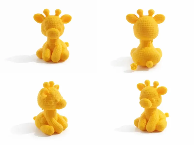 Knitted Giraffe