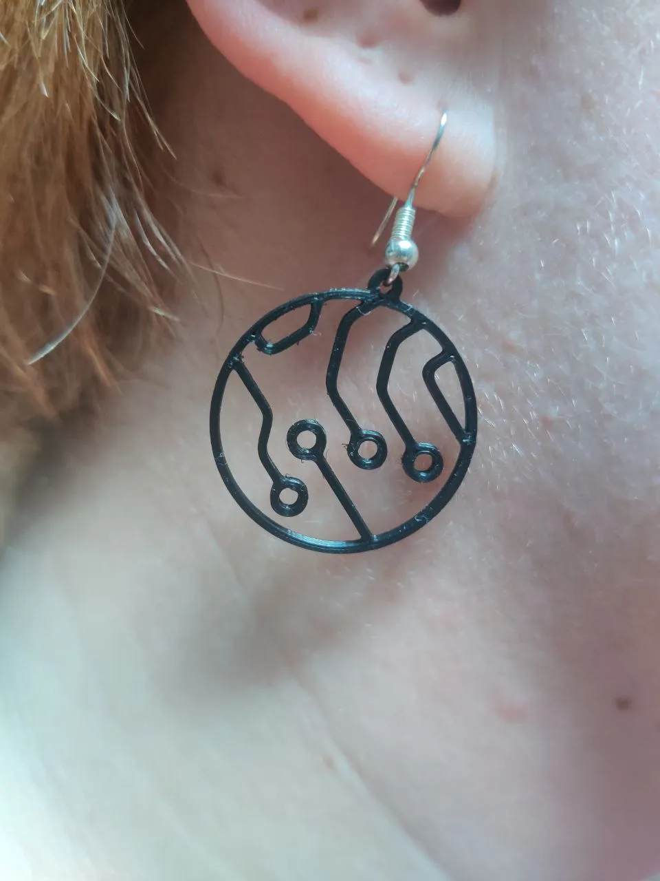 Cyber Nexus Earrings view 4