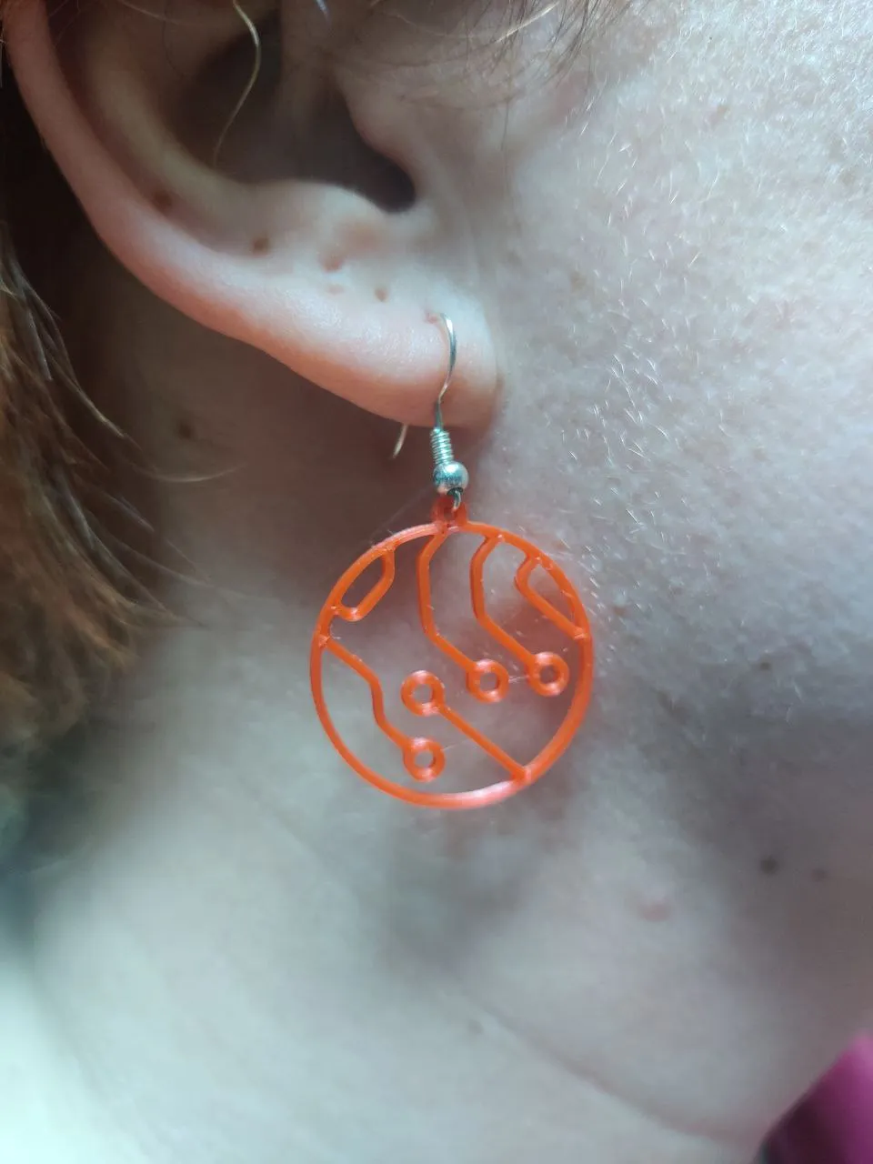 Cyber Nexus Earrings view 3