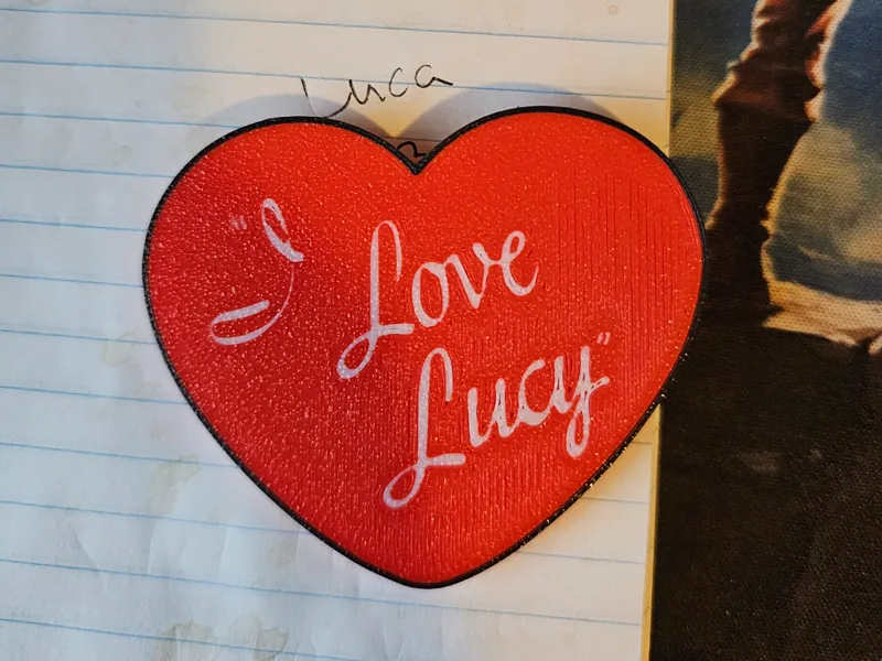 I Love Lucy Magnet and Keychain