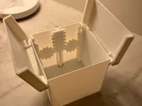 Boîte cadeau mécanique à engrenages, à peindre — photo 1