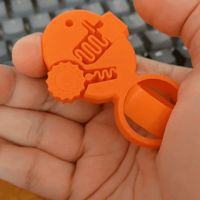 0.2mm layer, 3 walls, 0% infill