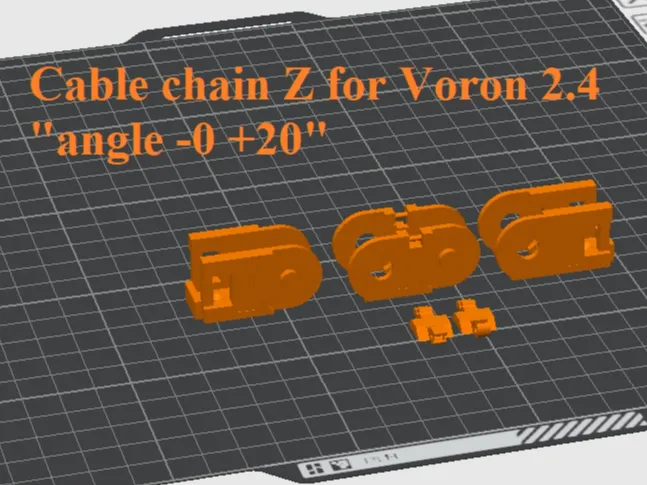 New cable chain axis Z for Voron 2.4 