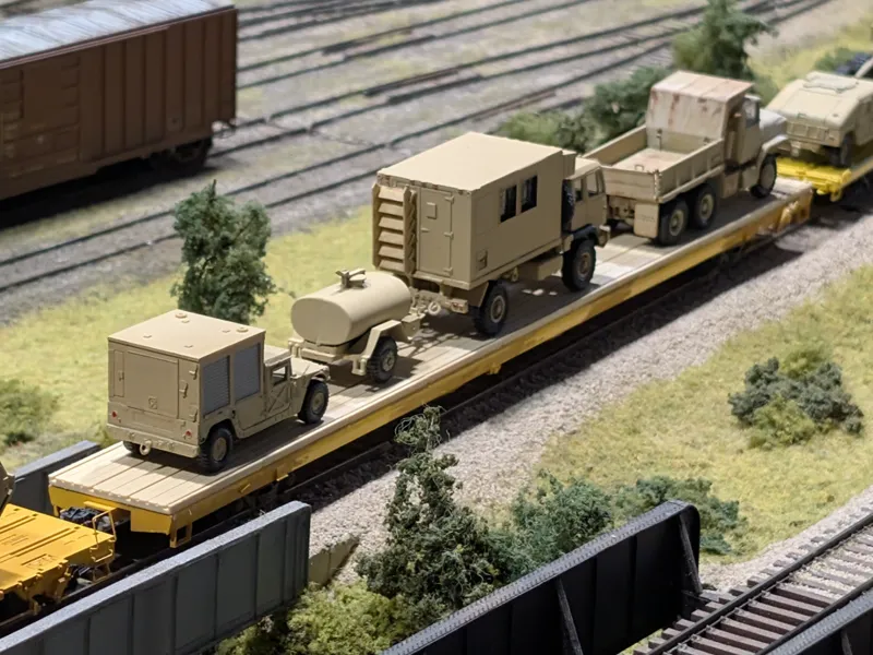 ITTX Vehicle loading deck for Accurail 89' Flatcar