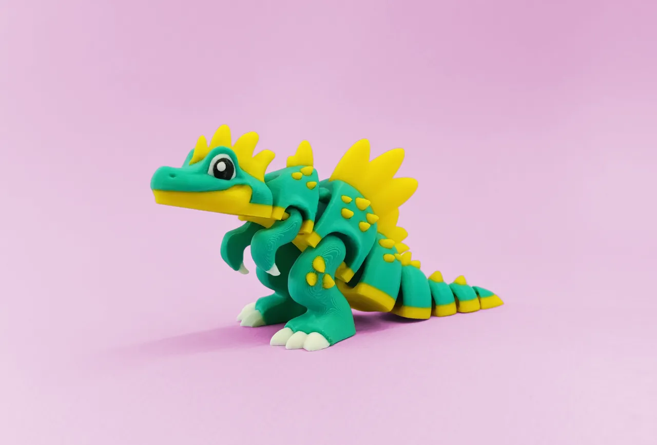 articulated Spinosaurus – Super Cute & Flexi view 2