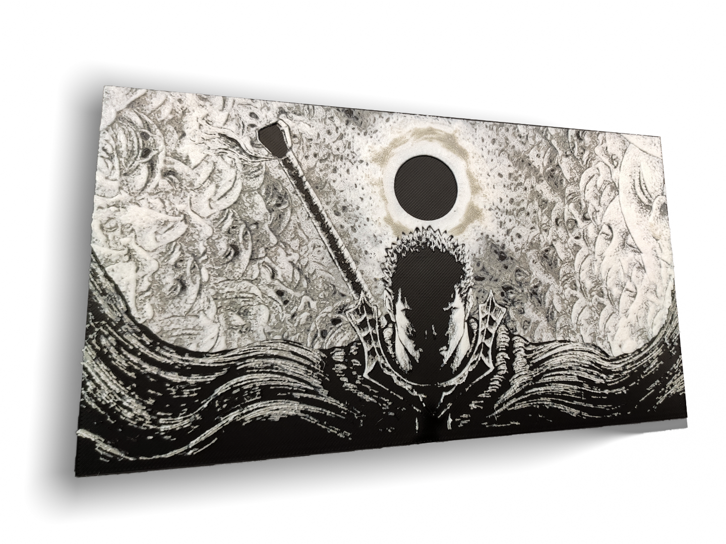 Berserk Manga Moon HueForge 2d Art