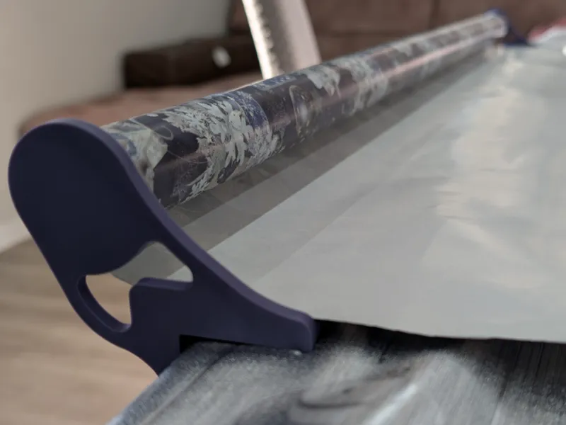 Paper gift roll holder