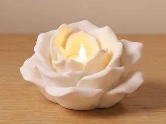 Rose Tealight Holder – LED Candle