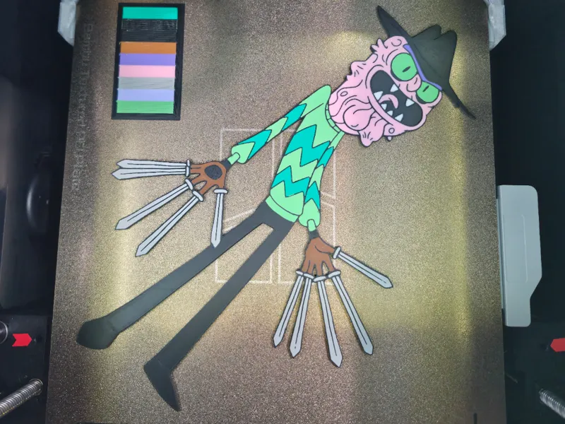 Scary Terry Wall Art (Rick and Morty Inspired)