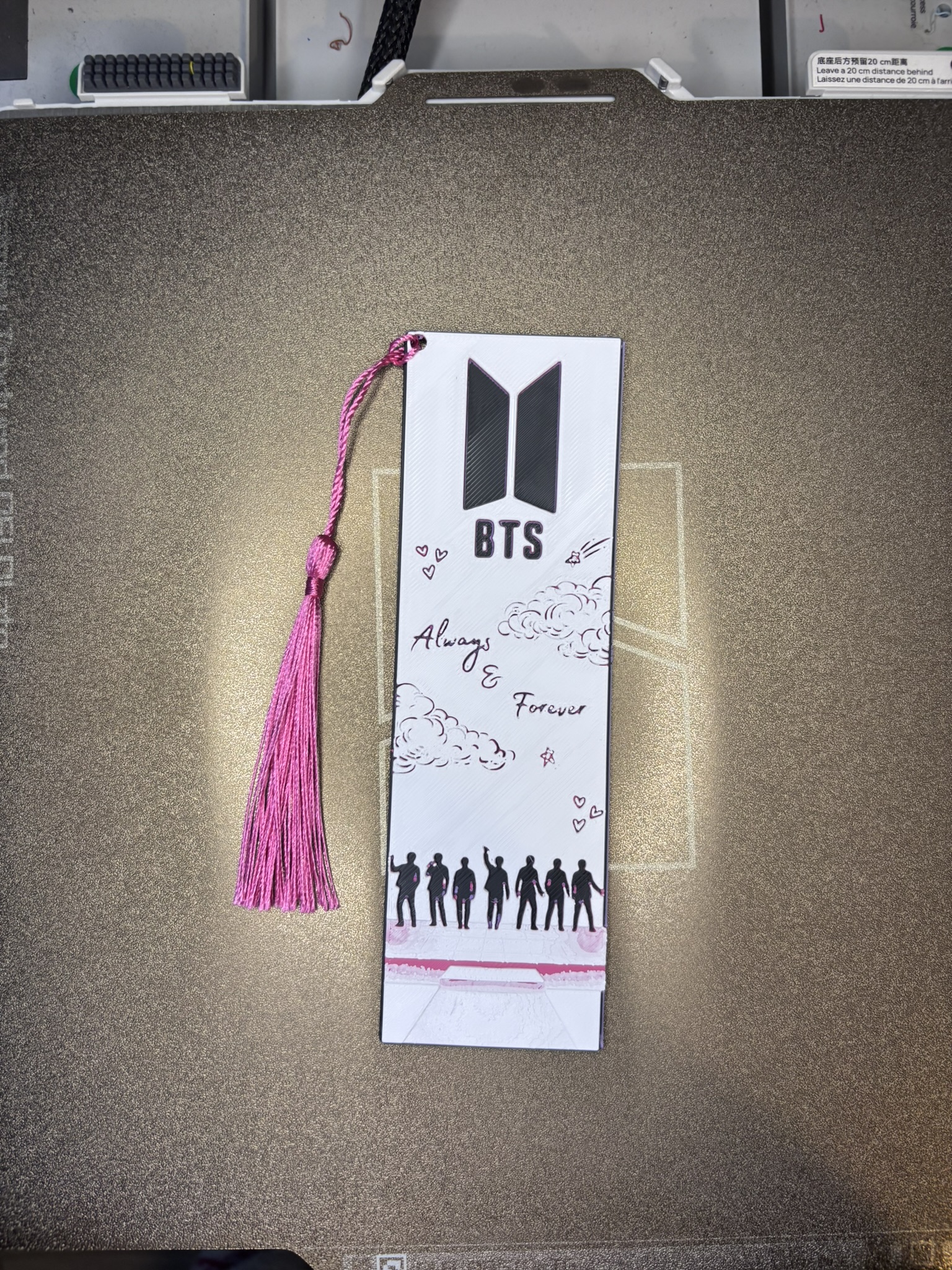Miniatura 2 do modelo 3D BTS Bookmark 