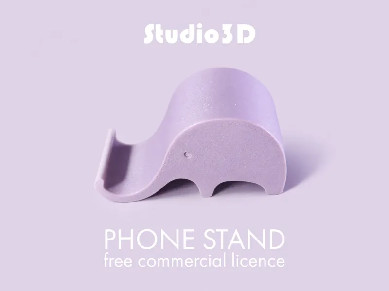 Pink Elephant Phone Stand