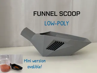 Low-Poly Funnel Scoop