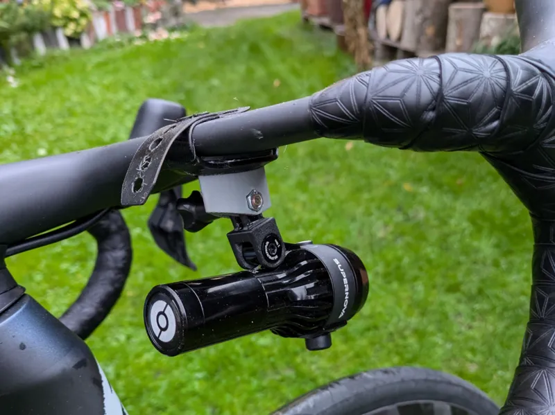 Bike Light/ GoPro Mount for integrated Cockpits