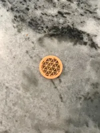 Triangle pattern 0.18mm layer, 5 walls, 20% infill