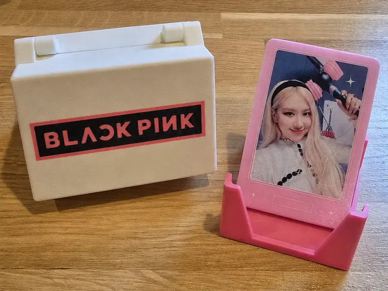 BlackPink Photocard Box Display Stand