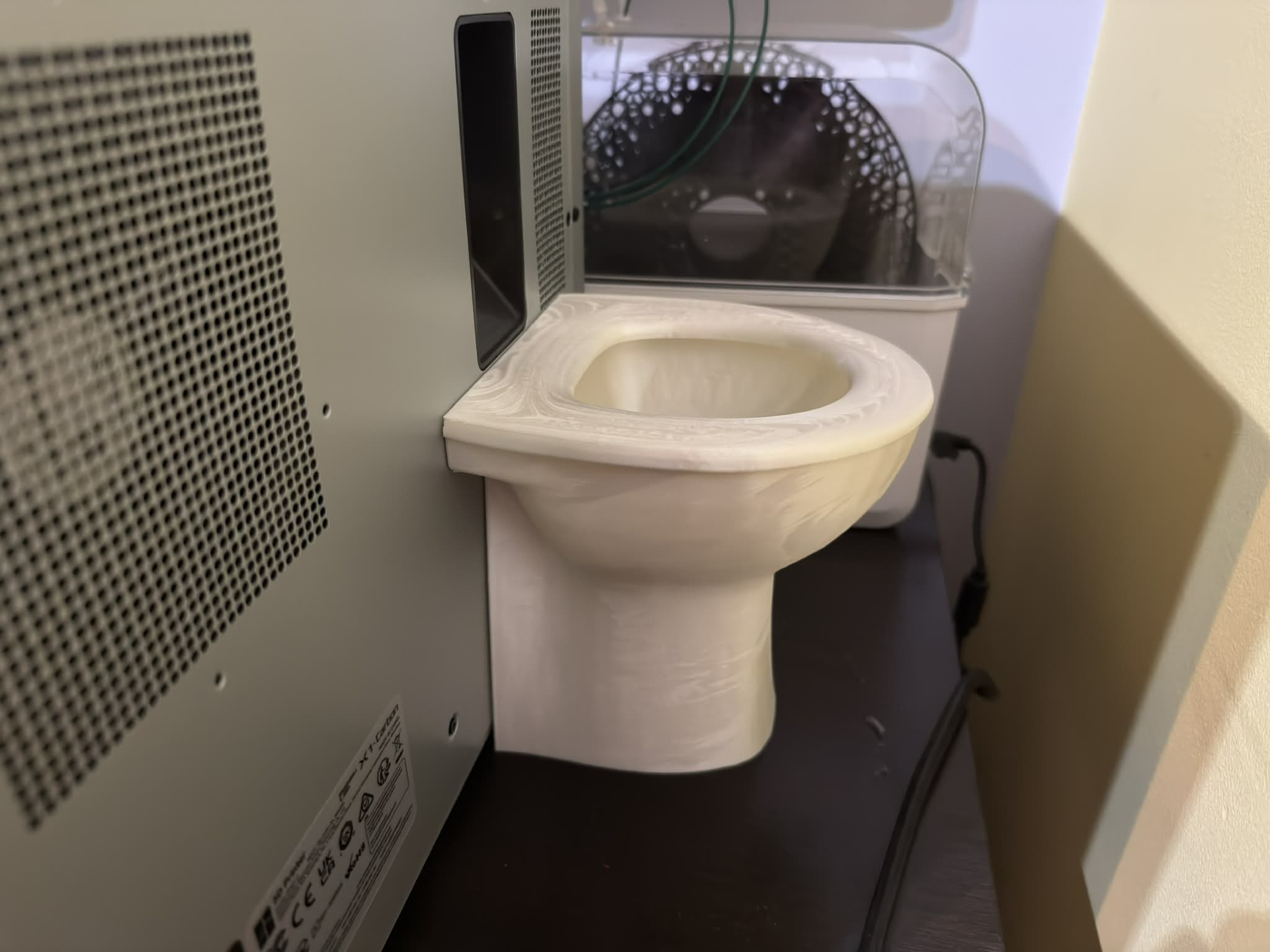 P1P P1S X1C toilet poop bin bucket chute + seat V2