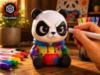 Angry Panda Without Logo