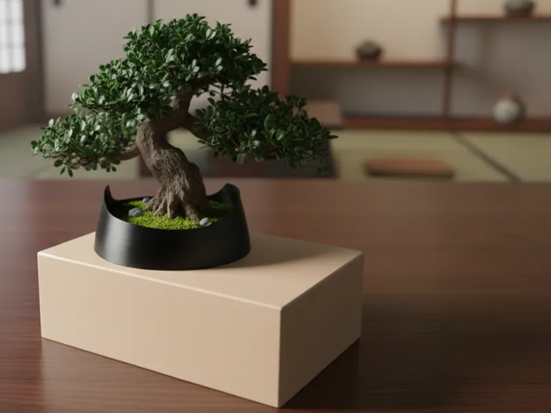 Moderne Minimalistische Bonsai Schale im Zen Stil
